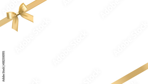 gold bow design material