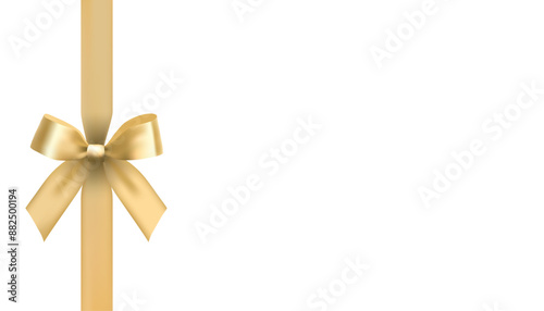 gold bow design material