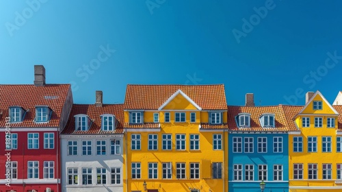 beautiful colorful houses next to a pier and a lake during the day