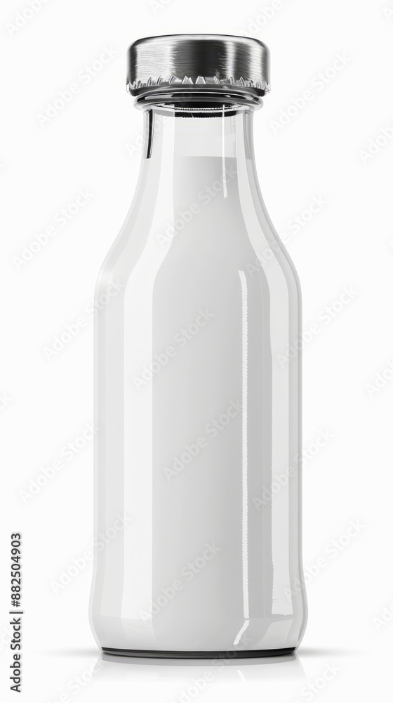 Empty Milk Bottle On White Background stock photo Blank, Bottle, Clean, Clip Art Empty Milk Bottle On White Background stock photo Blank, Bottle, Clean, Clip Art