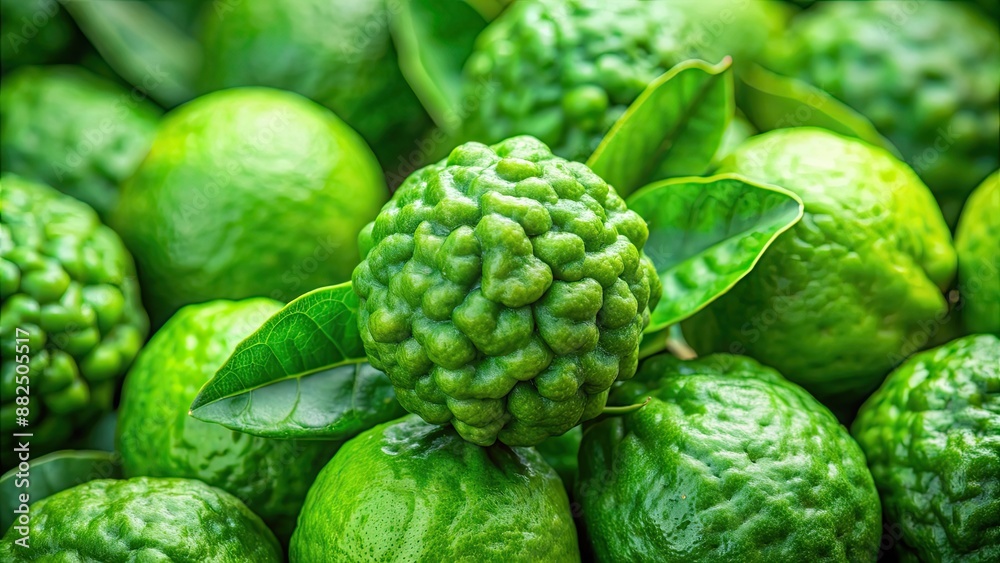 Vibrant close-up of fresh green bergamot citrus fruit , Bergamot, green, citrus, fresh, vibrant, close-up, healthy, natural Vibrant close-up of fresh green bergamot citrus fruit , Bergamot, green, citrus, fresh, vibrant, close-up, healthy, natural