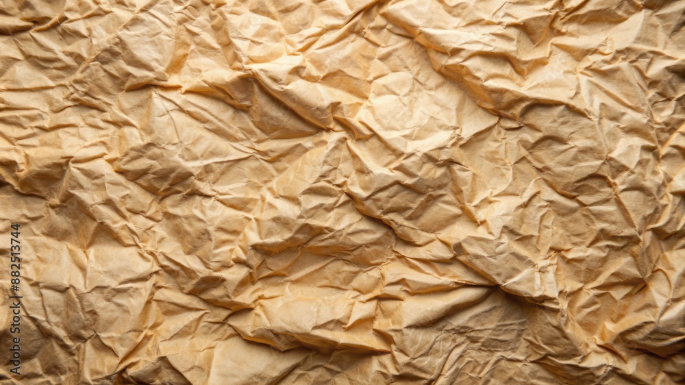 A paper with a lot of wrinkles and creases