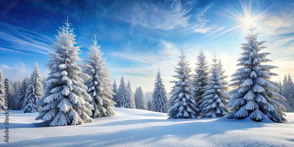 Snow-covered trees in a winter wonderland , winter, snow, landscape, cold, trees, nature, scenic, white, frost, freezing Snow-covered trees in a winter wonderland , winter, snow, landscape, cold, trees, nature, scenic, white, frost, freezing