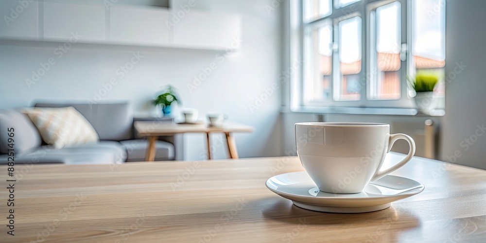 White empty cup on table in apartment, white, cup, empty, table, apartment, home, interior, decor, minimalist, clean White empty cup on table in apartment, white, cup, empty, table, apartment, home, interior, decor, minimalist, clean