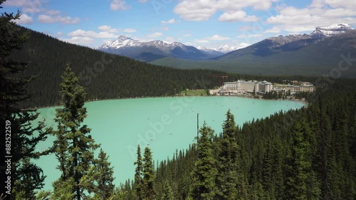 Wallpaper Mural Lake Louise seen from the Fairview lookout. Torontodigital.ca