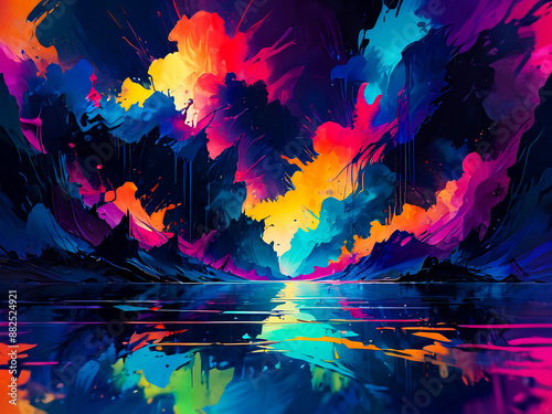 abstract watercolor background wallpaper