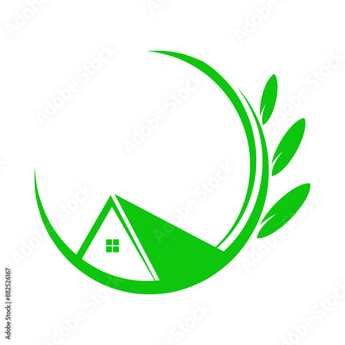 green house icon illustration vector