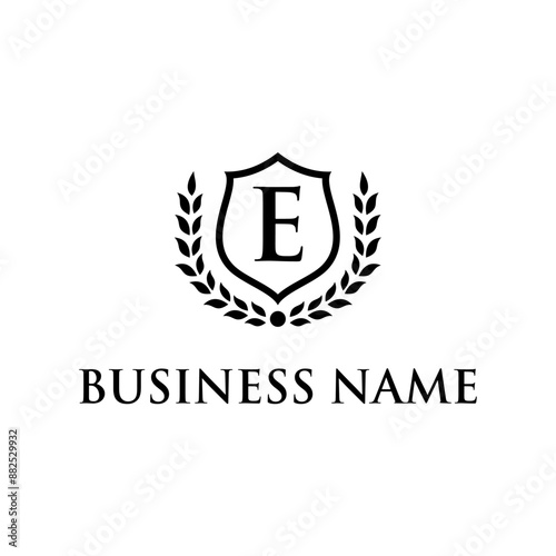 letter E law firm concept