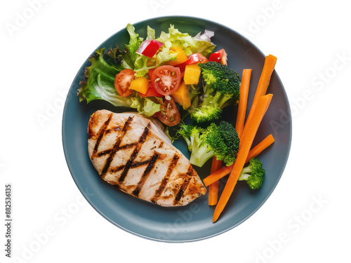 Isolated PNG Grilled Chicken, GENERATIVE AI