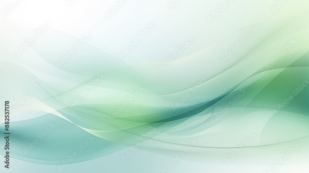 Abstract background of light green and gray gradient flowing curves, light tones, dynamic composition, minimalist design with an elegant sense of technology Abstract background of light green and gray gradient flowing curves, light tones, dynamic composition, minimalist design with an elegant sense of technology