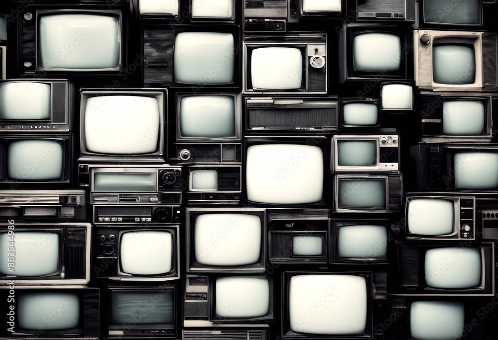 tvs old stack screens white 3d illustration pile vintage entertainment isolated electronic television screen background tvs old stack screens white 3d illustration pile vintage entertainment isolated electronic television screen background