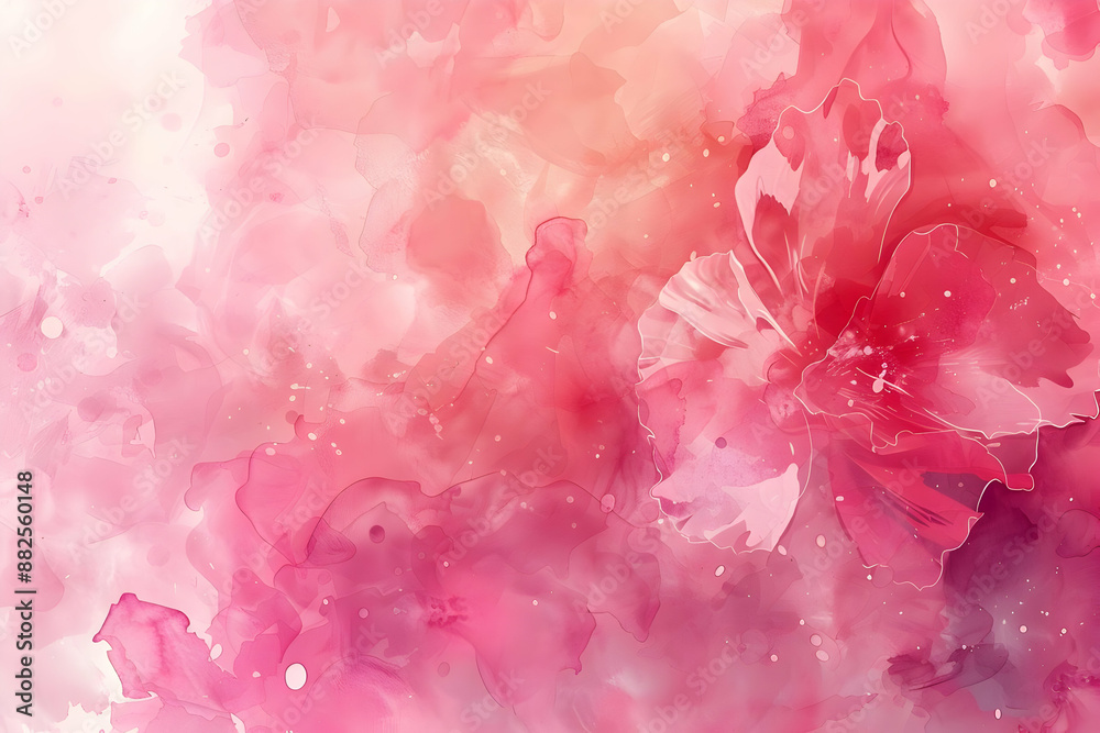 Abstract Watercolor Flower Background Abstract Watercolor Flower Background