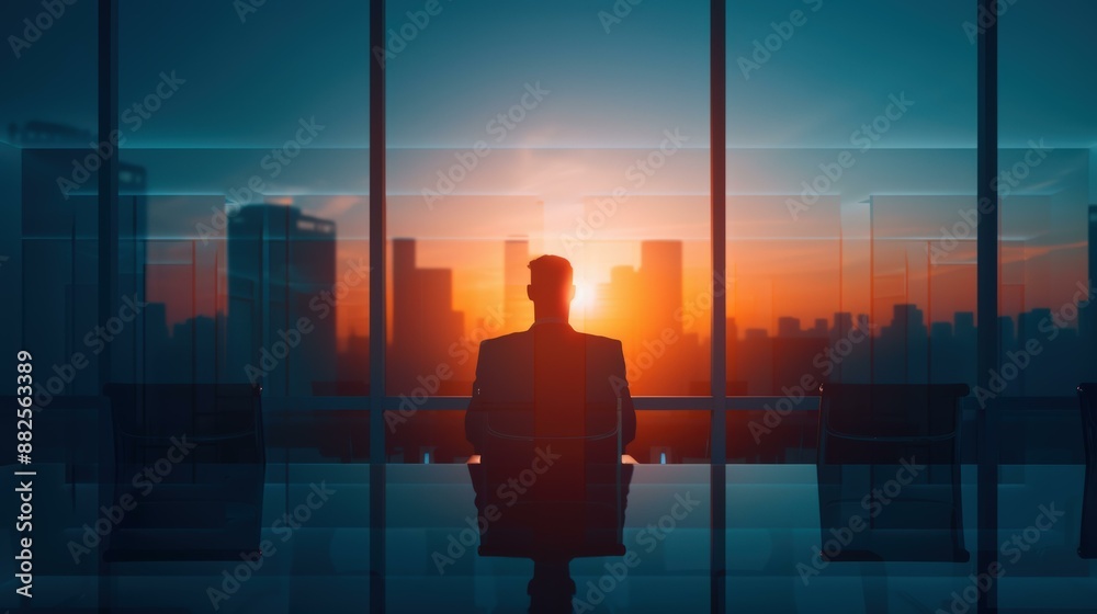 Contemplating the City Skyline Contemplating the City Skyline