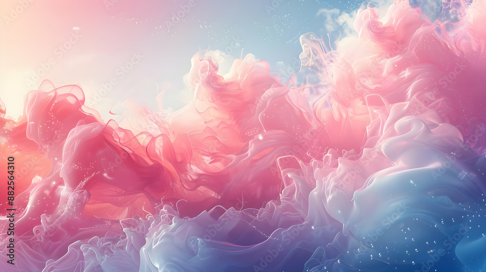 Pink and Blue Abstract Background Illustration Pink and Blue Abstract Background Illustration