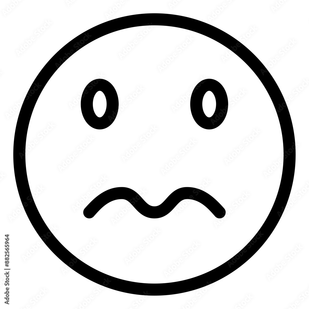 scared face icon scared face icon