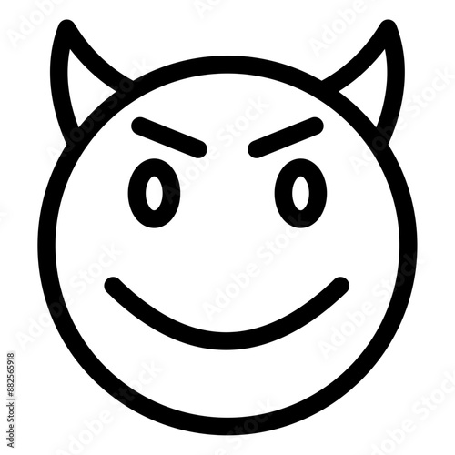 devil face icon
