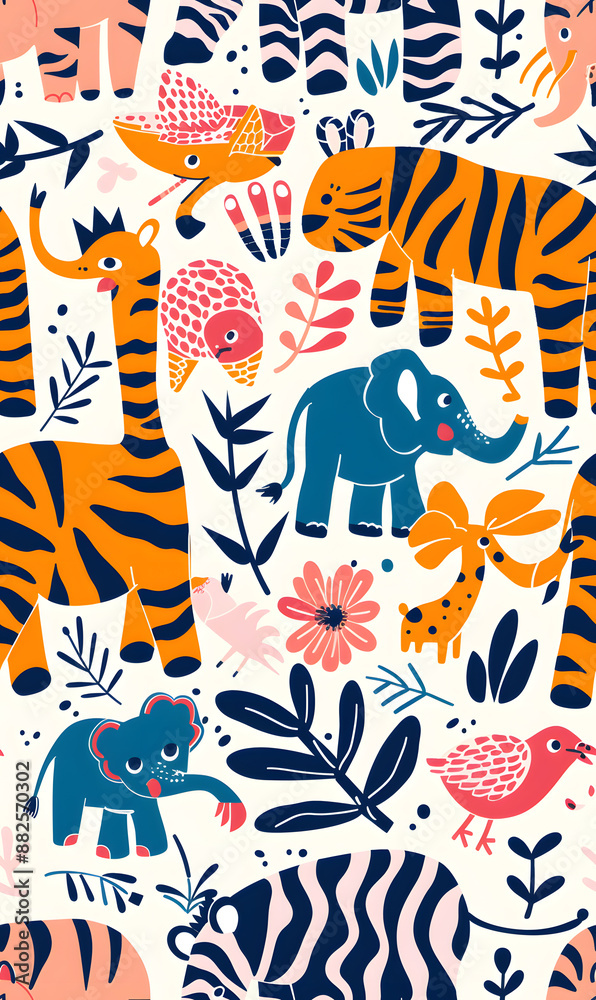 cartoon 2d illustrator doodle pattern, cute pattern in graphic seamless pattern cartoon 2d illustrator doodle pattern, cute pattern in graphic seamless pattern