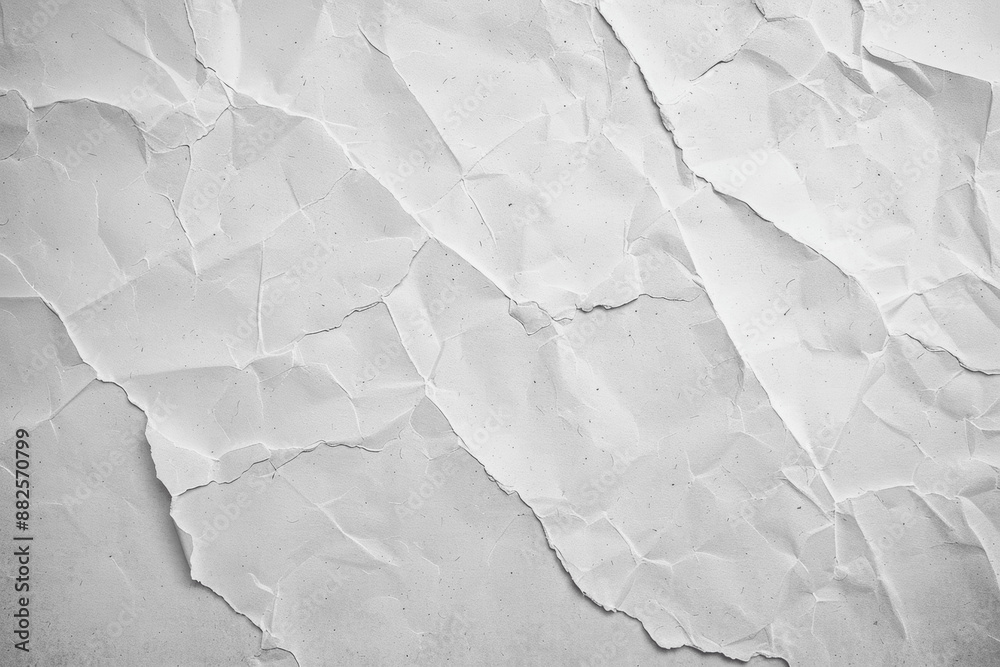 Fototapeta premium Retro Plain White Concrete Wall Background Texture Grey Cement Stone Surface Vintage Wallpaper Aged Paper Style