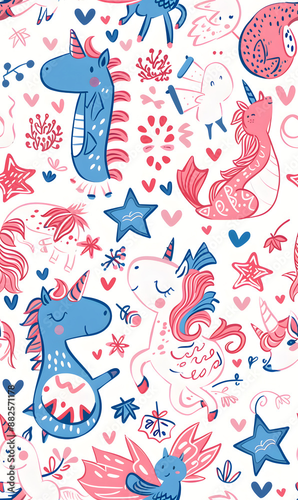 cartoon 2d illustrator doodle pattern, cute pattern in graphic seamless pattern cartoon 2d illustrator doodle pattern, cute pattern in graphic seamless pattern