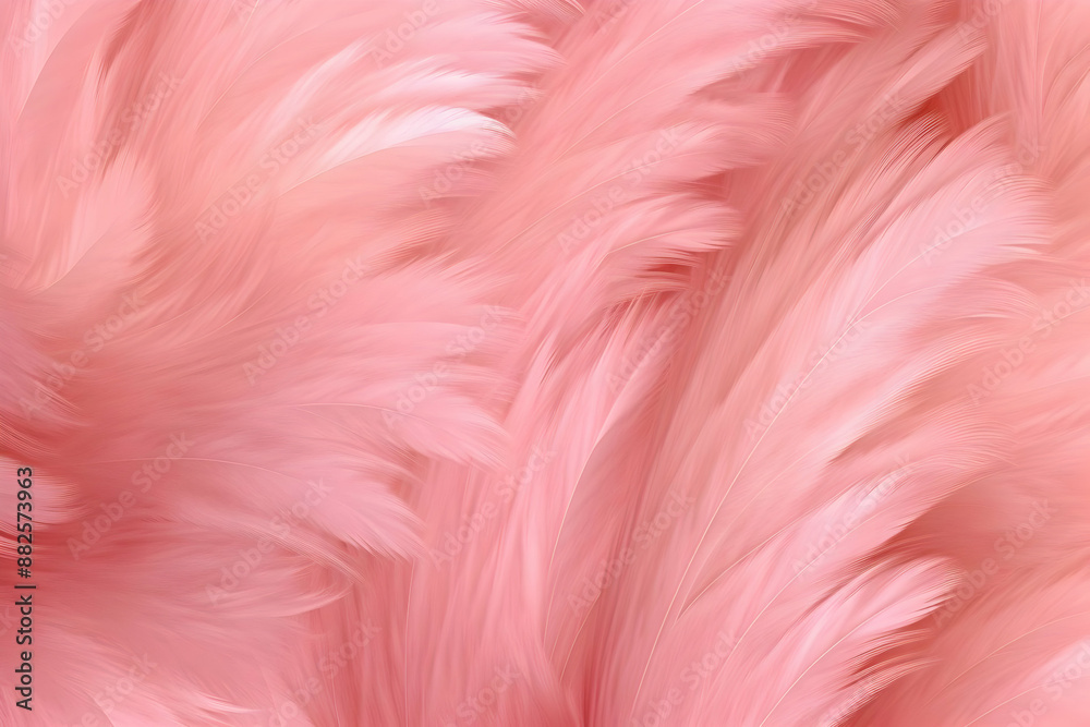 Pink Feather Texture Illustration Pink Feather Texture Illustration