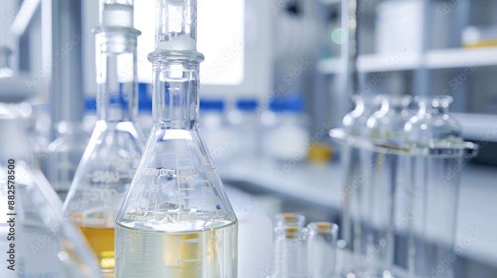 Advanced mixing apparatus in a high-tech laboratory, demonstrating a streamlined workflow, precise measurements and efficient processes in action Advanced mixing apparatus in a high-tech laboratory, demonstrating a streamlined workflow, precise measurements and efficient processes in action