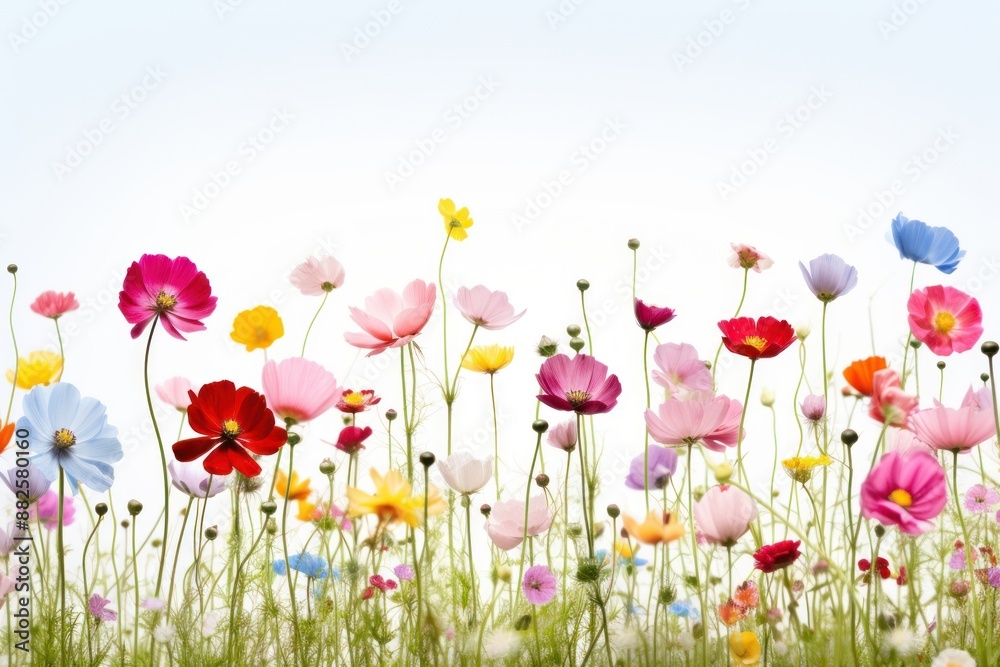 Flower field backgrounds grassland. Flower field backgrounds grassland.