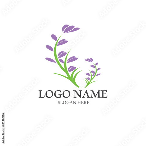 Lavender Logo Template vector symbol nature