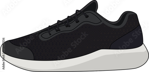 Vector sneakers shoes for training, running shoe vector illustration. Sport shoes , isolated