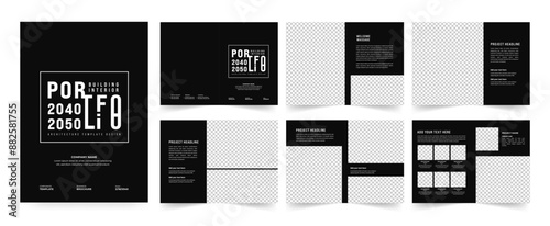 Architecture And Interior Portfolio Brochure Design,