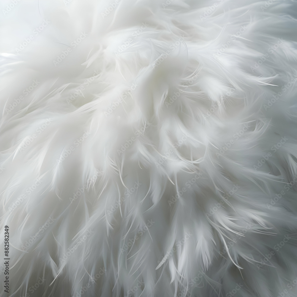 White Feather Texture Background White Feather Texture Background