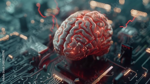 Brain and future technology connected circuits