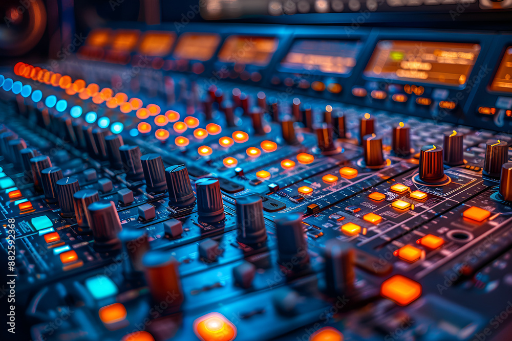 Fototapeta premium Discuss the influence of algorithmdriven music dis