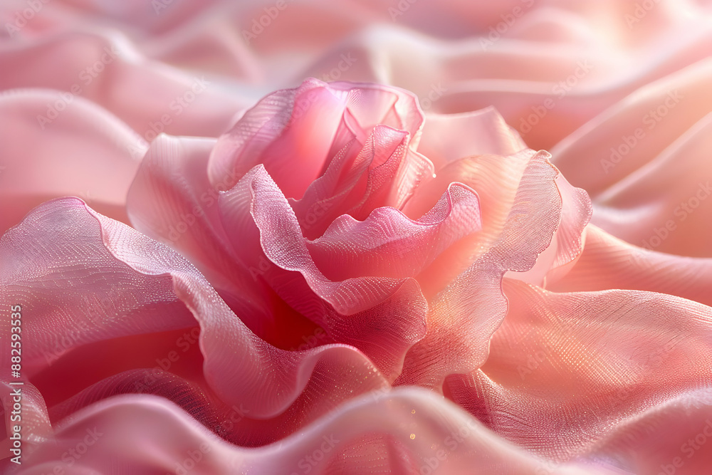 Pink Fabric Texture Illustration