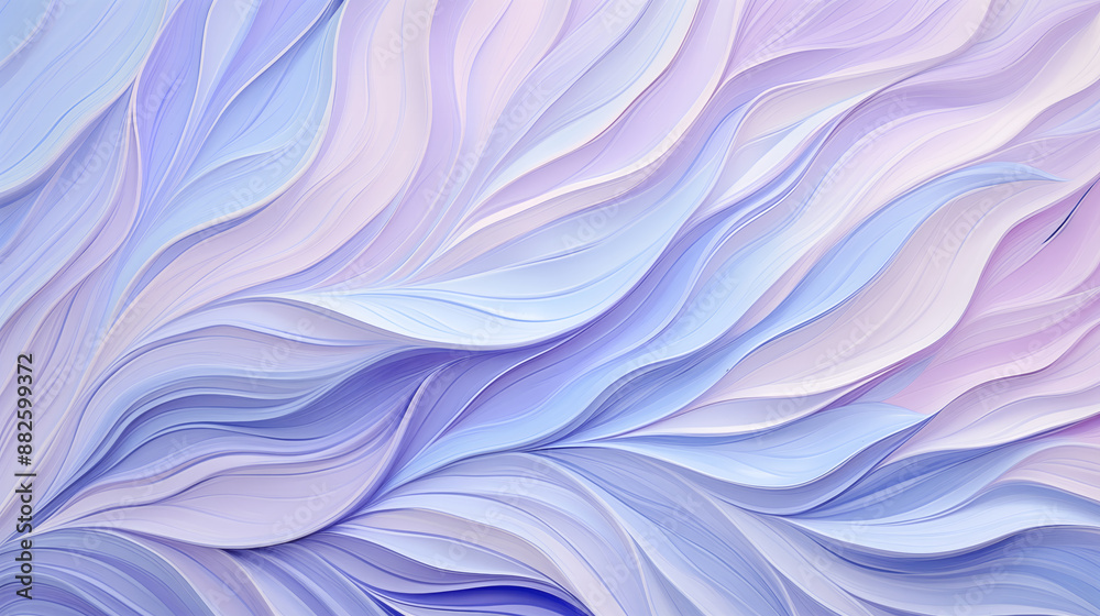 Obraz premium Soft Silk Waves in Abstract Blue and Purple Texture