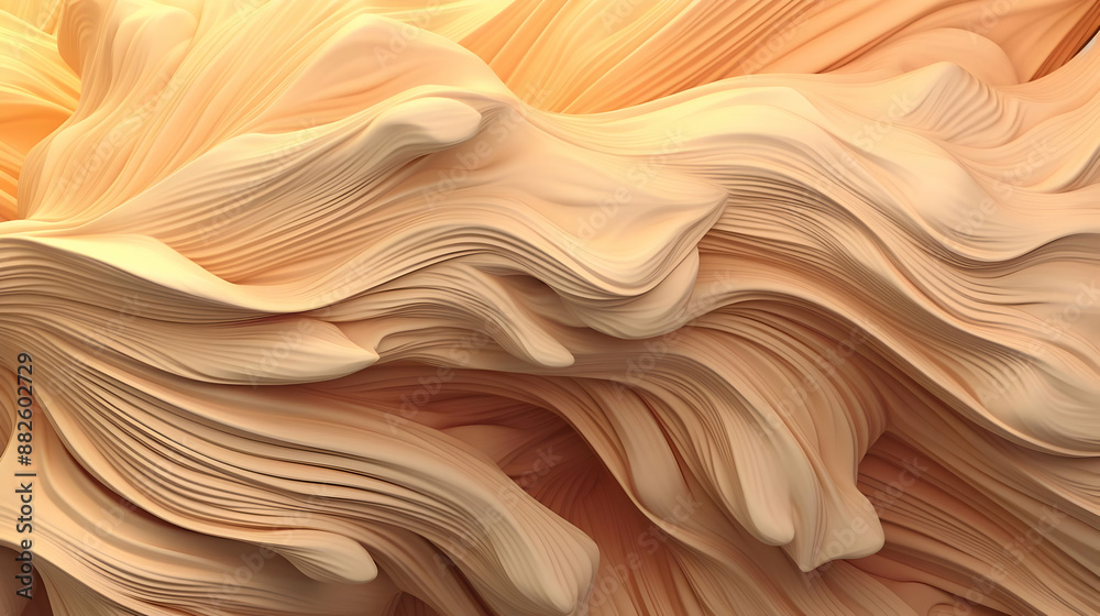 Abstract 3D Background with Flowing Lines Abstract 3D Background with Flowing Lines