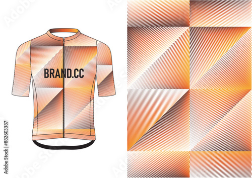 Cycling Jersey Design. Sport Jersey Art.