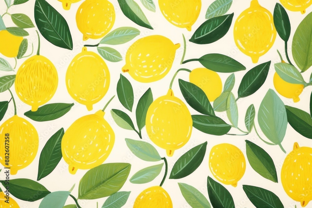 Lemons pattern fruit plant. Lemons pattern fruit plant.