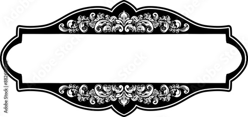Vintage Fancy Title Border Elemen