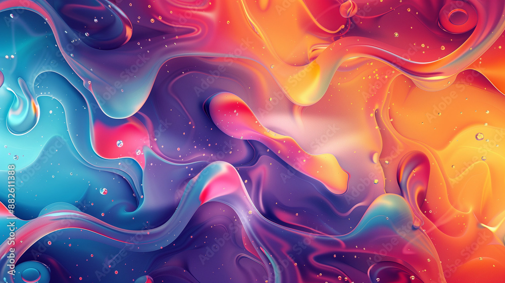 A vibrant abstract illustration perfect for a background. A vibrant abstract illustration perfect for a background.
