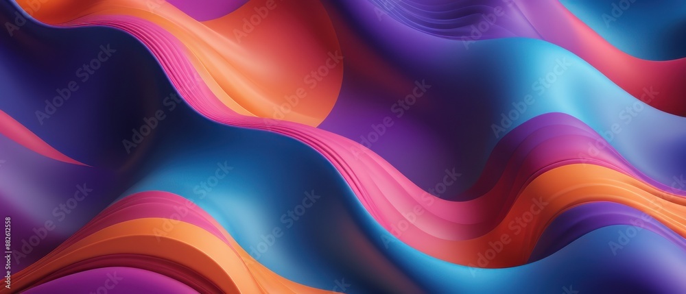 Vibrant and dynamic colorful abstract waves showcasing a blend of intense gradients and fluid motion. Perfect for modern and futuristic design concepts. Vibrant and dynamic colorful abstract waves showcasing a blend of intense gradients and fluid motion. Perfect for modern and futuristic design concepts.
