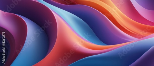 Vibrant and dynamic colorful abstract waves showcasing a blend of intense gradients and fluid motion. Perfect for modern and futuristic design concepts.