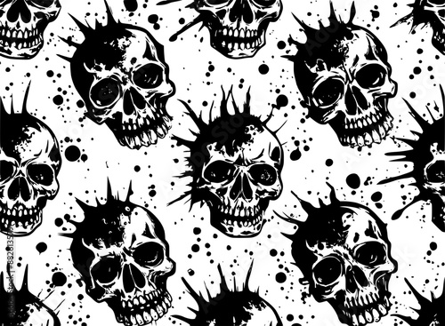 pattern design for laser tumbler, tumbler wrap 40 oz, from skull
