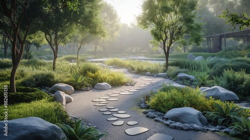 Tranquil Garden Path