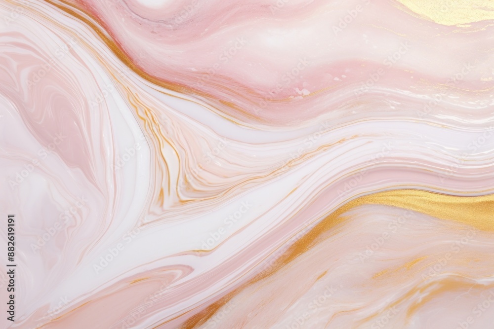 Obraz premium White with pastal pink and gold line backgrounds accessories.
