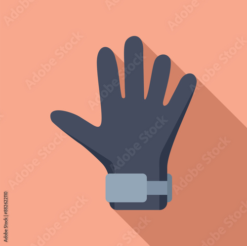 Hand wearing an electronic tracking bracelet, symbolizing control, surveillance, and restriction of freedom