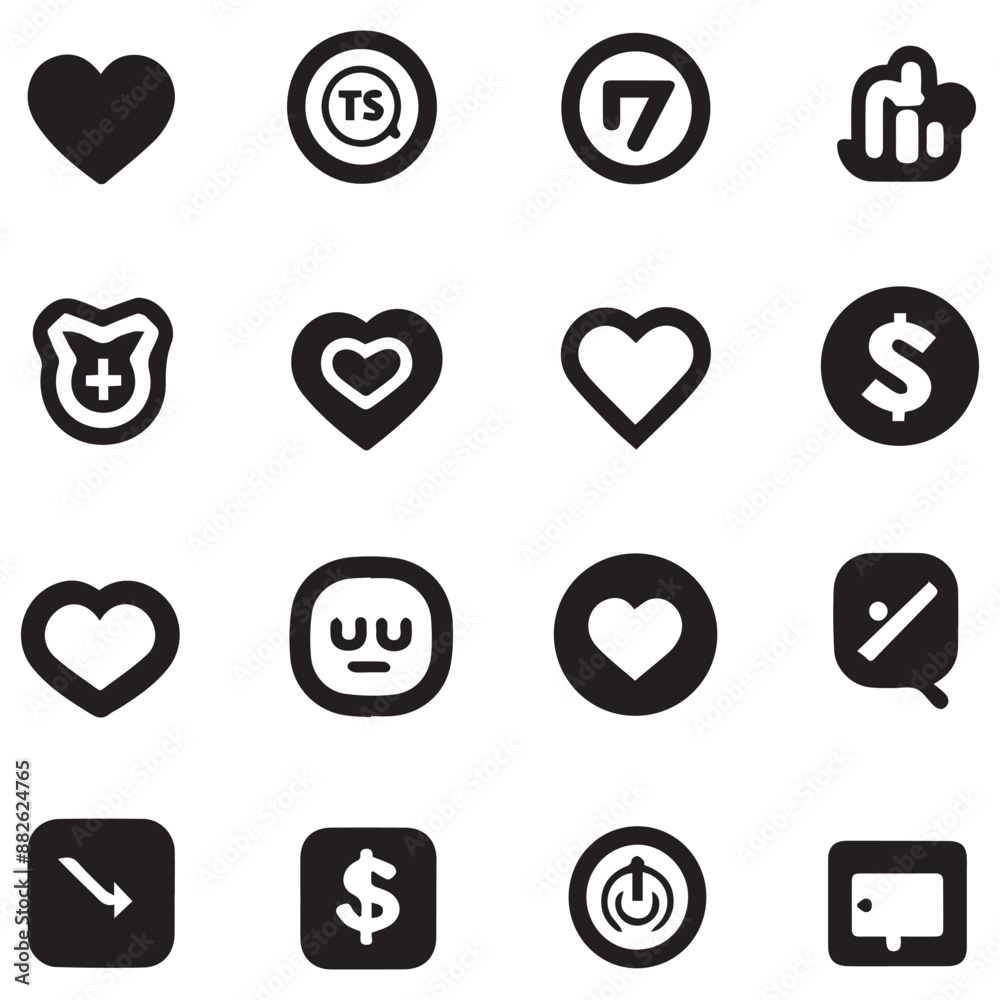 Social media vector icon set Social media vector icon set