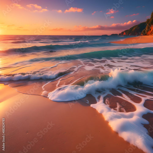 Paraíso Encontrado: Tarde junto a las Olas photo