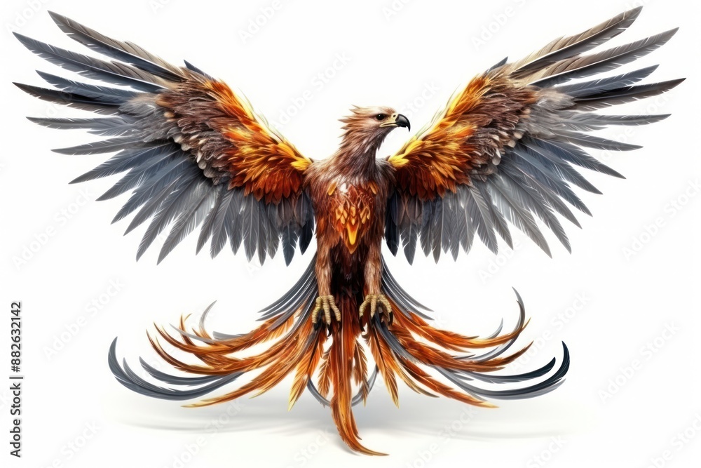 Obraz premium Phoenix vulture chicken animal.