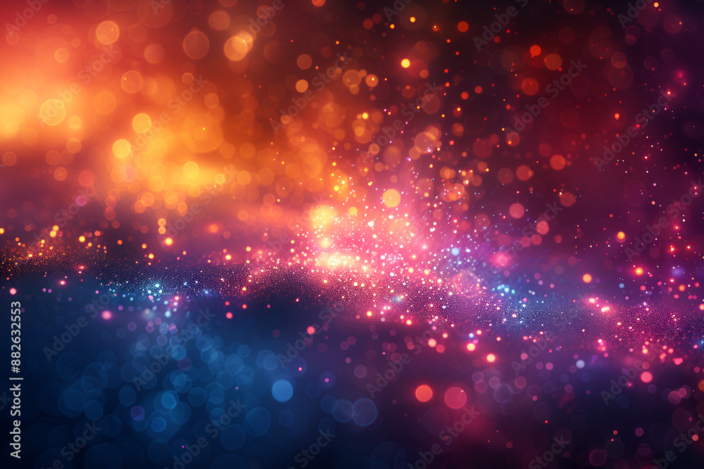 Vivid lights and sparkles against a dark backdrop. Vivid lights and sparkles against a dark backdrop.