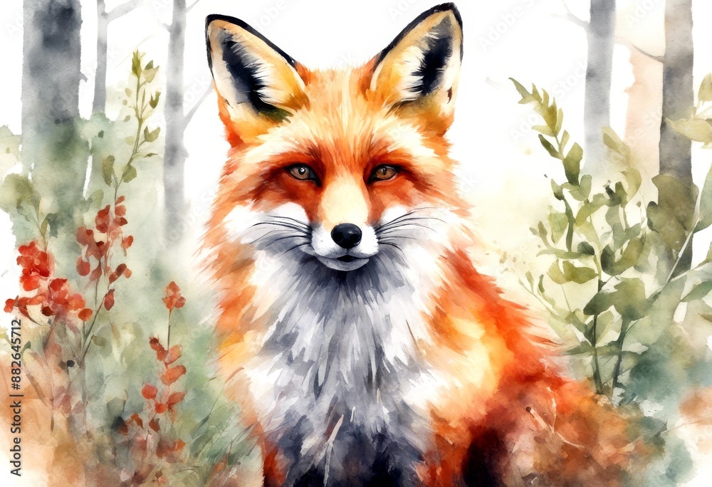 fern sitting set element paws red forest white rbs sticker mammal wild animal fox illustration black watercolor fur collection cute furry background fern sitting set element paws red forest white rbs sticker mammal wild animal fox illustration black watercolor fur collection cute furry background